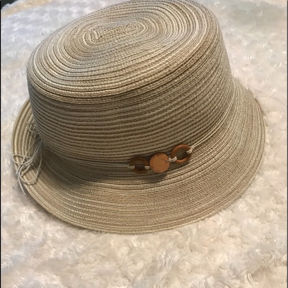 croft & barrow Accessories - Rollable Travel Straw Hat Medium Brim O/S
